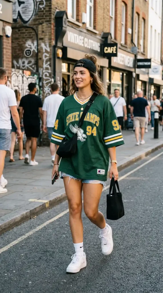 16 Trendy Oversized Shirt Styles for a Fashionable Streetwear Look 15 oversized-sports-shirt-style