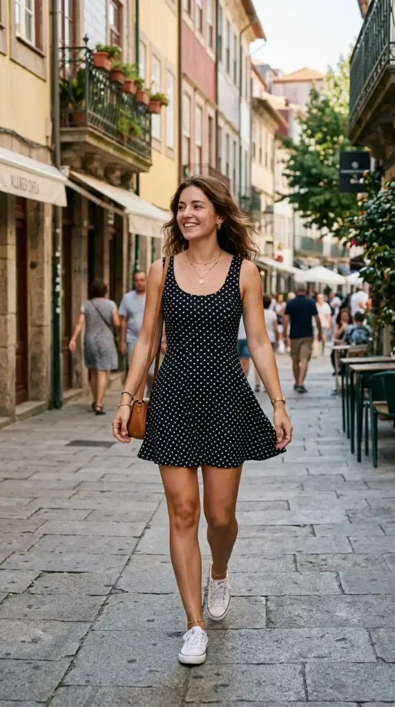 polka-dot-mini-dress