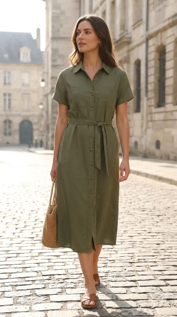 shirt-style-midi-dress