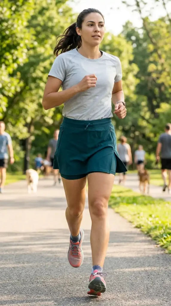 17 Cute Athletic Skirts and Skorts for Sporty and Everyday Fashion 8 side-slit-performance-skort