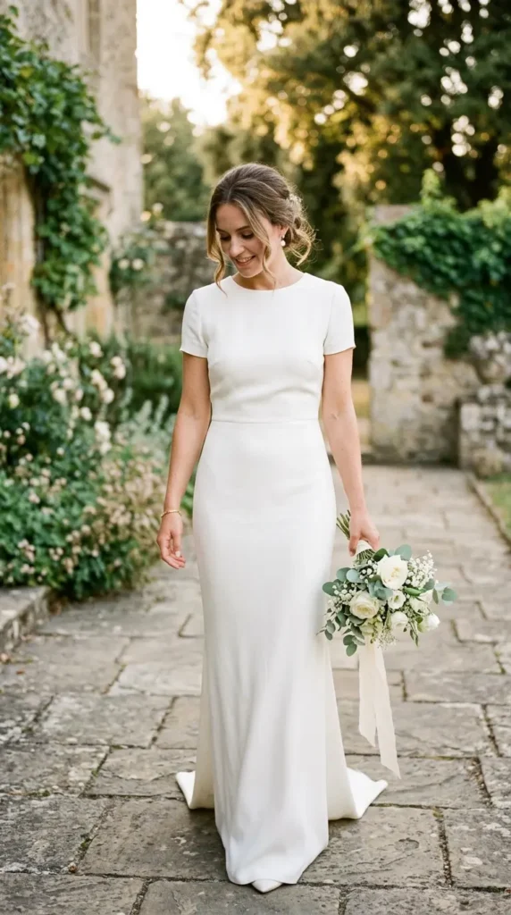 simple-silk-column-wedding-dress