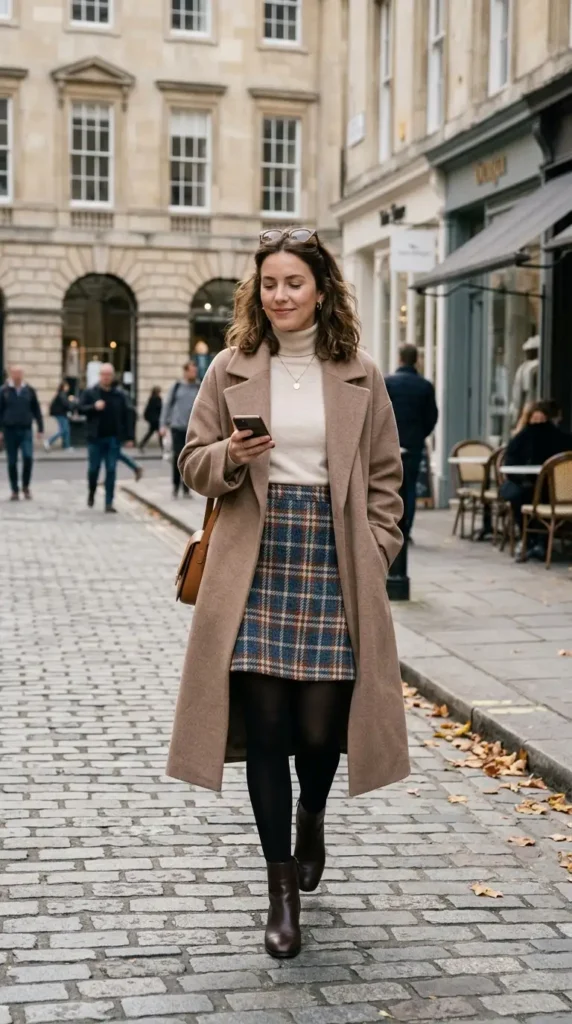 15 Game-Changing Casual Chic Women Outfits You Need Now 12 soft-power-coats-and-tweed-skirts