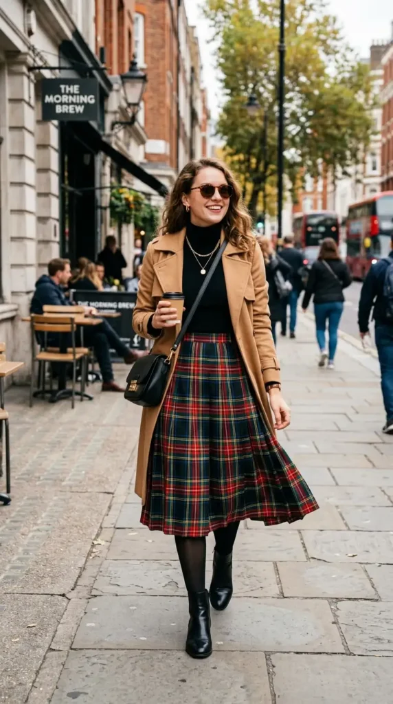 tartan-plaid-pleated-skirt