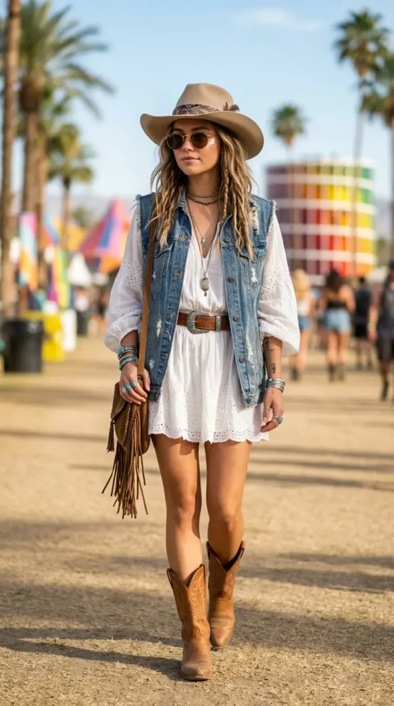 16 Dreamy Coachella Outfits for the Perfect Festival Aesthetic 8 western-inspired-outfit