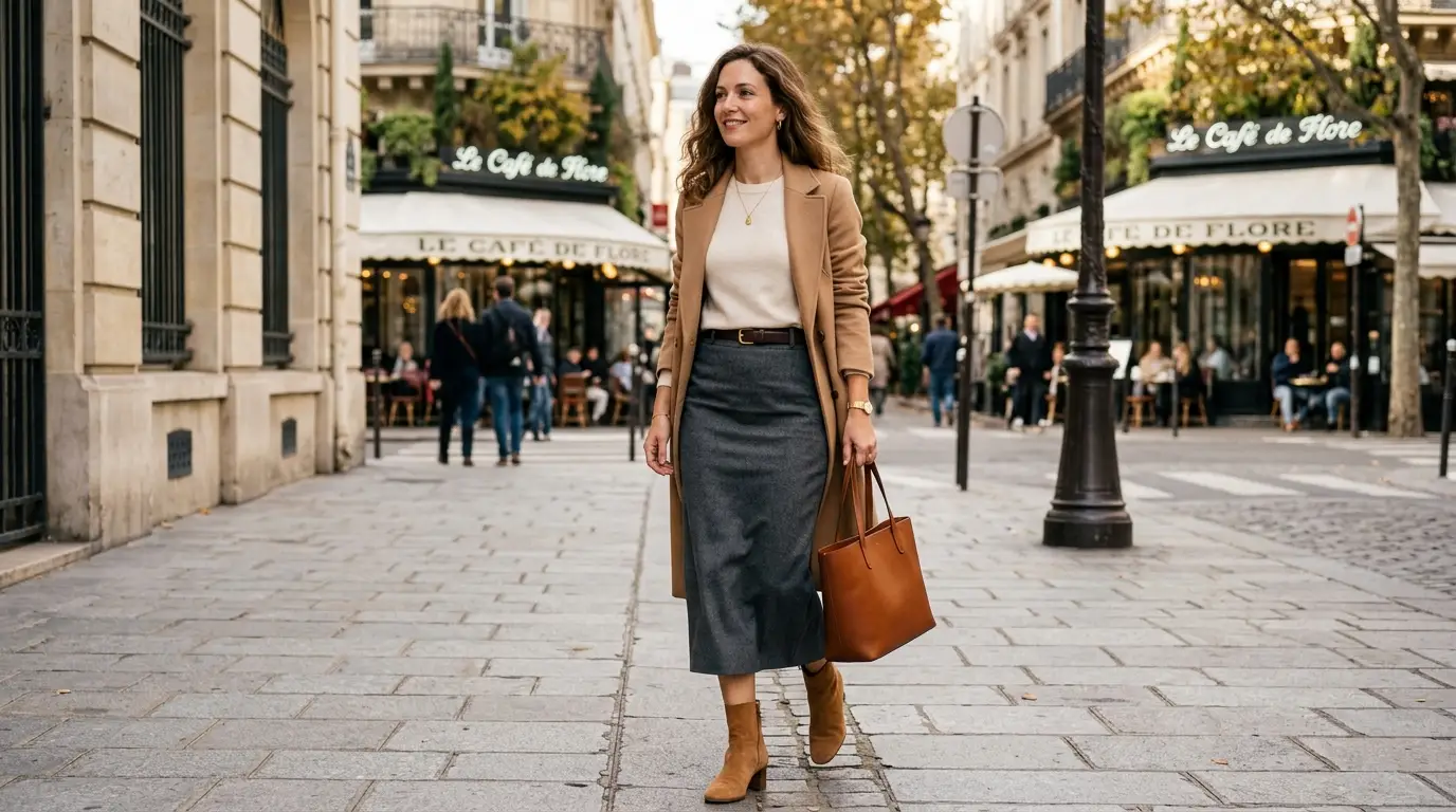 16 Long Pencil Skirt Outfits That Look Expensive Without Trying 1 16-Long-Pencil-Skirt-Outfits-for-Effortless-Everyday-Style