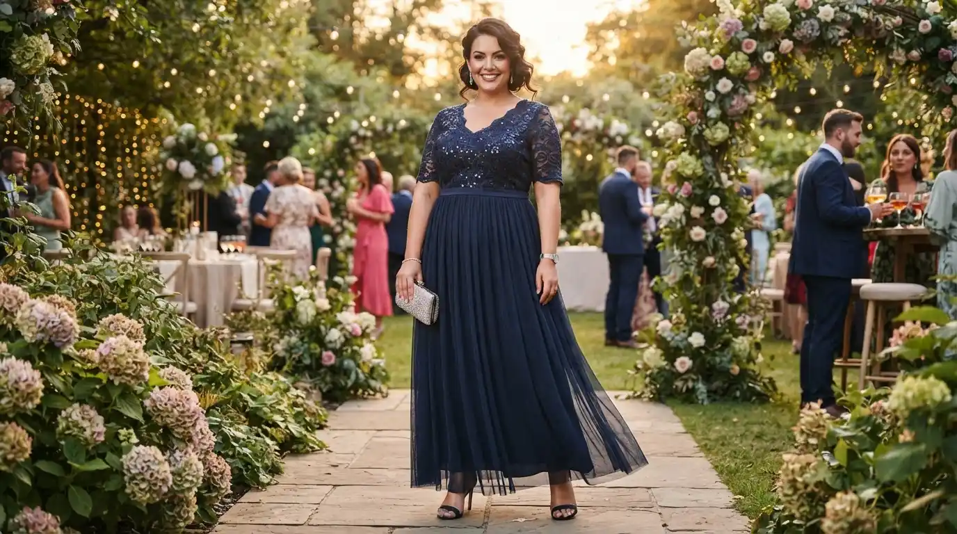 17 Stunning Plus Size Formal Outfits for Weddings and Events 1 17-Trendy-Plus-Size-Formal-Outfits-for-Elegant-Special-Events