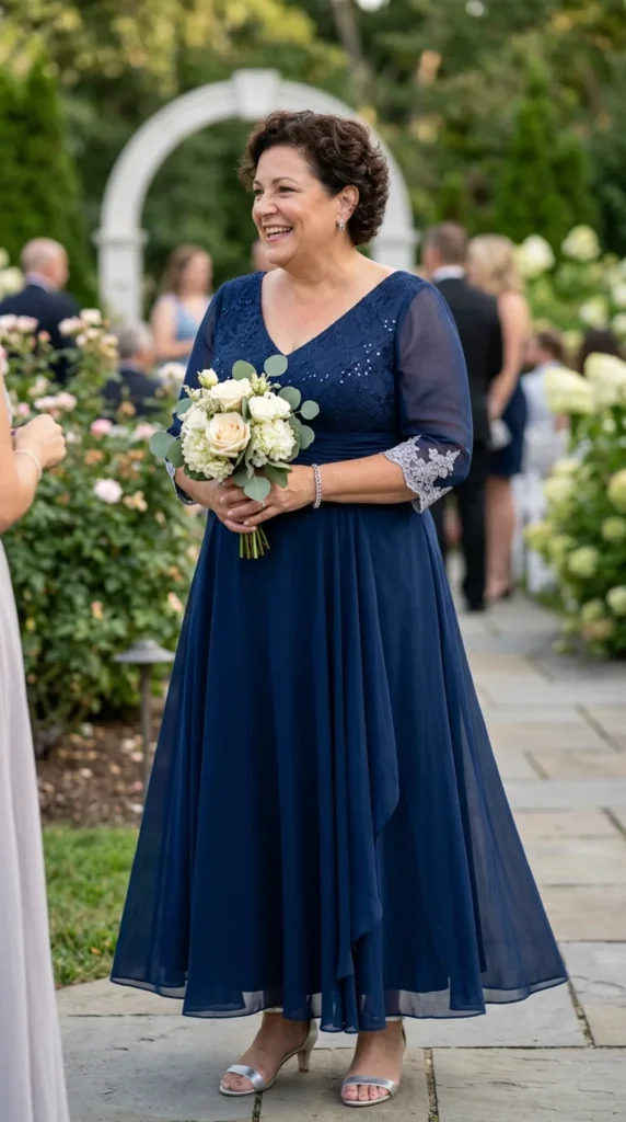 Trendy Plus Size Mother of the Bride Dresses for a Flattering Look 2 a-line-chiffon-dress