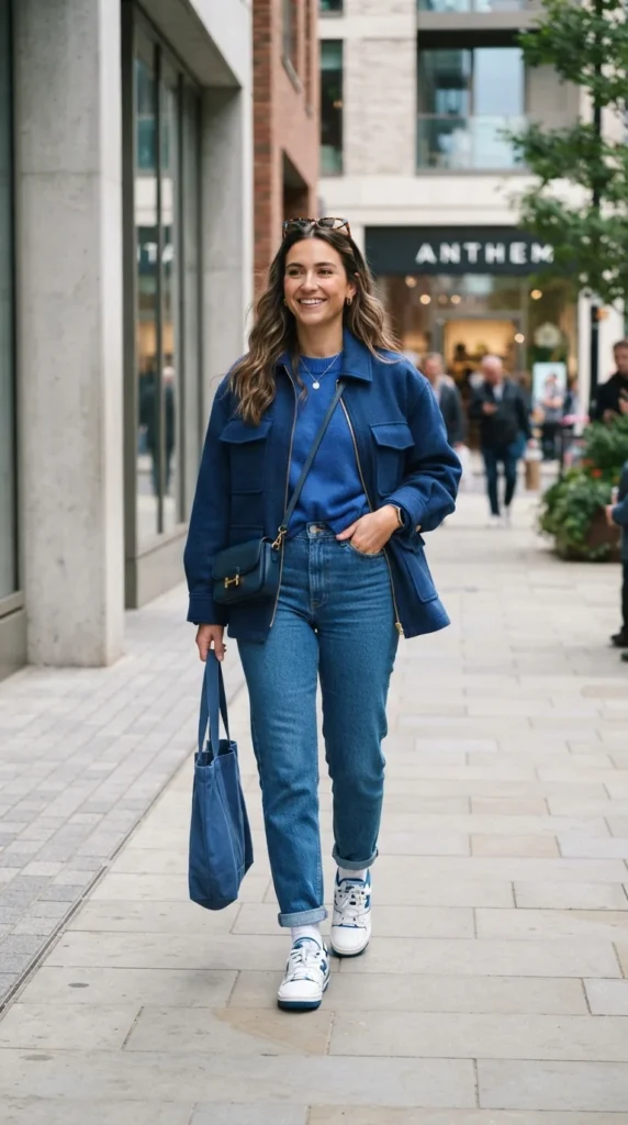 17 Trendy Monochromatic Outfits to Copy for a Clean, Modern Look 10 blue-monochromatic-outfit-for-everyday-cool-style