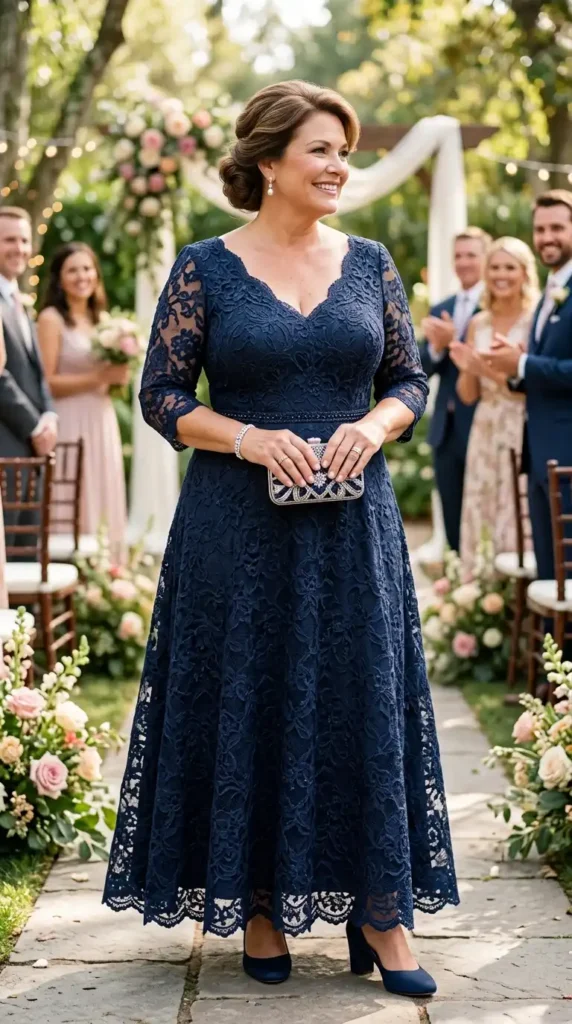 Trendy Plus Size Mother of the Bride Dresses for a Flattering Look 3 lace-gown