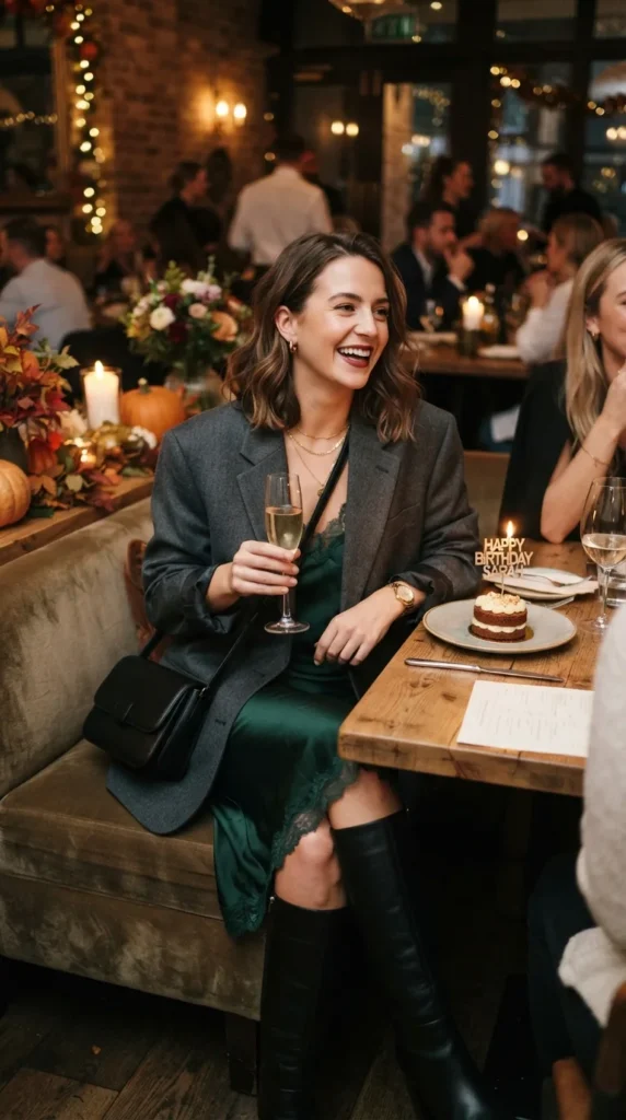 15 Fall Birthday Outfits for Chic and Memorable Autumn Celebrations 14 slip-dress-with-an-oversized-blazer